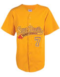 Teamworks Hot Corner full button baseball jersey