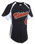 1231B Clutch full button baseball jersey