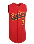 Teamworks Squeeze Play sleeveless full button baseball jersey