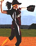 Womens softball uniform 1279 Changeup softball jersey and softball pants