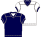 75-Navy/White