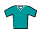 10-Teal/White