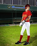 Champion moisture wicking cool mesh polyester full button softball jersey and pants