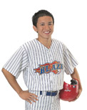 1751B Splitter pinstripe baseball jersey