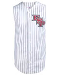 Teamworks Baseline sleeveless pinstripe baseball jersey