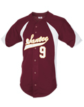 1858B Adult Mustang FBD Baseball Jersey