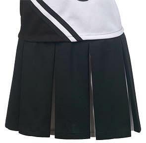 4058 Adult box pleat cheer skirt, 4068 girl box pleat cheer skirt