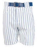 Men's Pro-Weight Pinstripe baseball Shorts by Teamwork